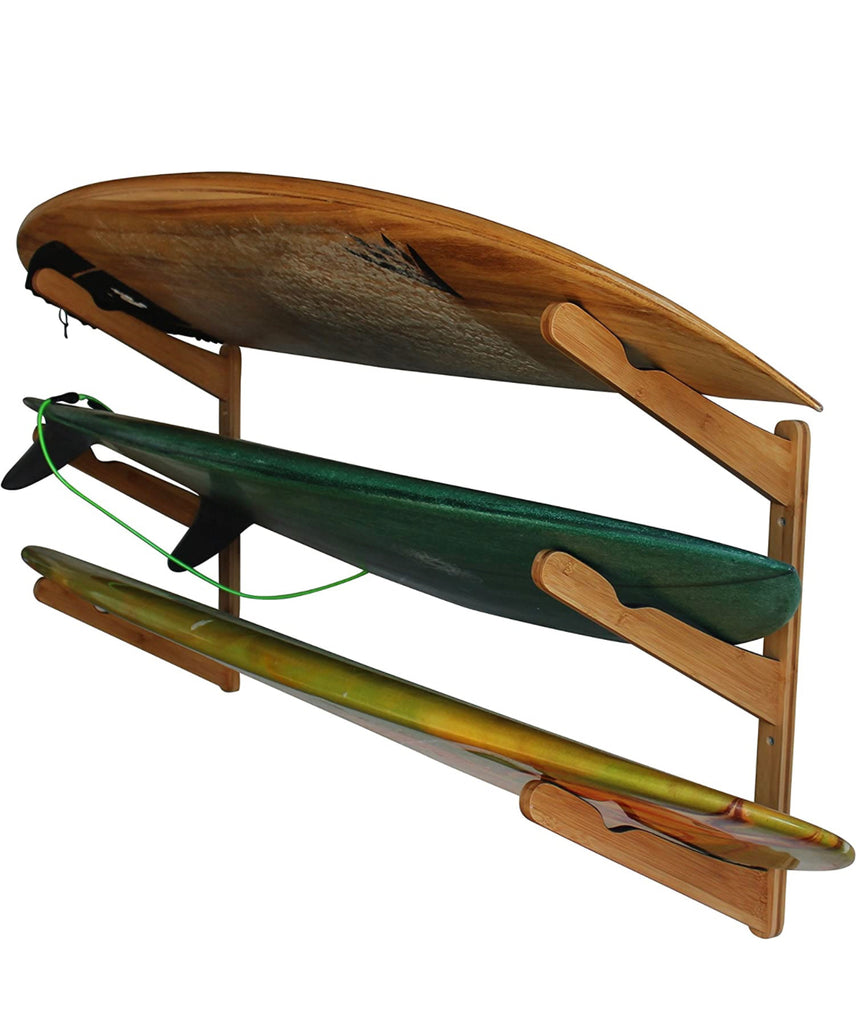 Support de planche de surf en bois de bouleau. Fabrication française